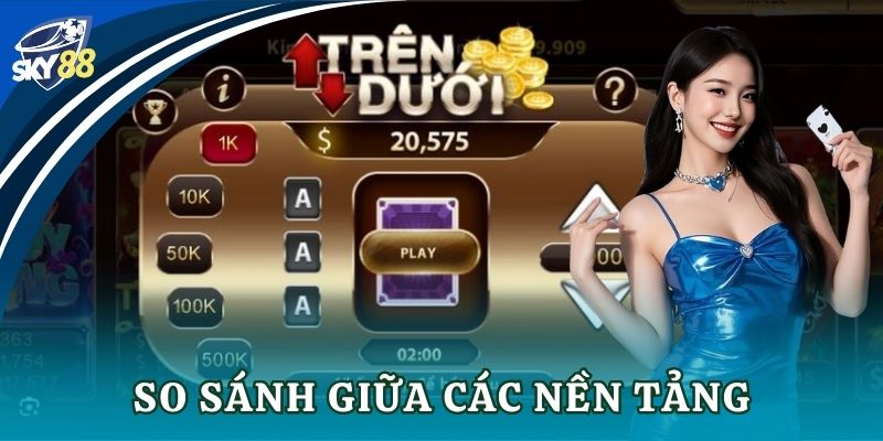 So sánh giữa các nền tảng